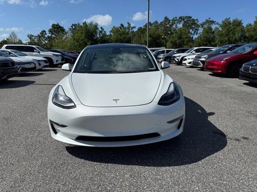 White 2022 Tesla Model 3 Long Range
