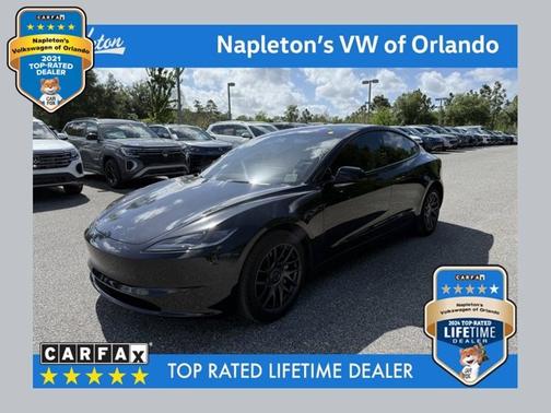 Black 2025 Tesla Model 3