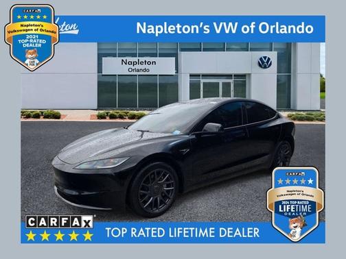 Black 2025 Tesla Model 3