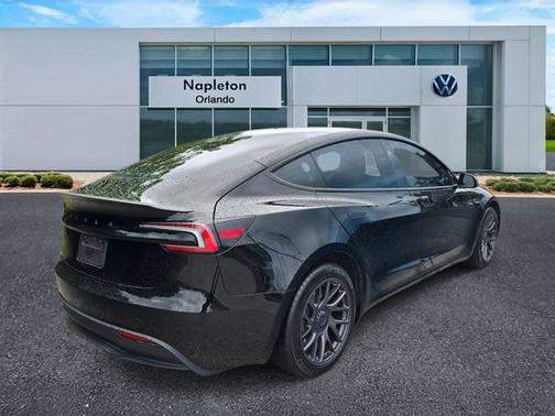 Black 2025 Tesla Model 3