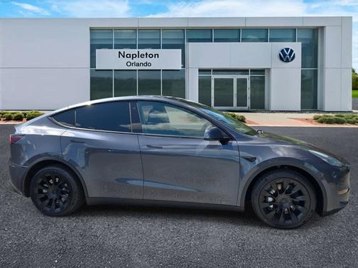 Gray 2021 Tesla Model Y Long Range