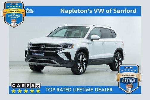 Pure White 2023 Volkswagen Taos SEL