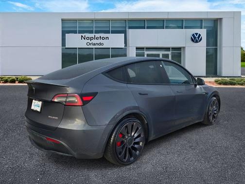 Midnight Silver Metallic 2021 Tesla Model Y Performance