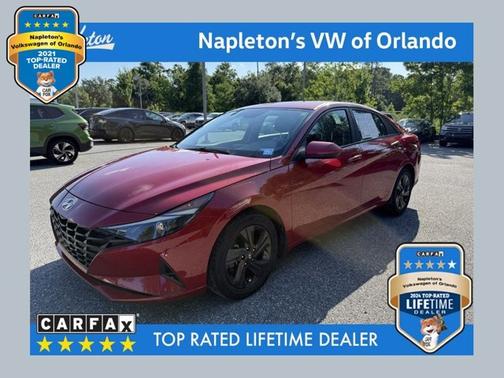 Scarlet Red Pearl 2022 Hyundai ELANTRA SEL