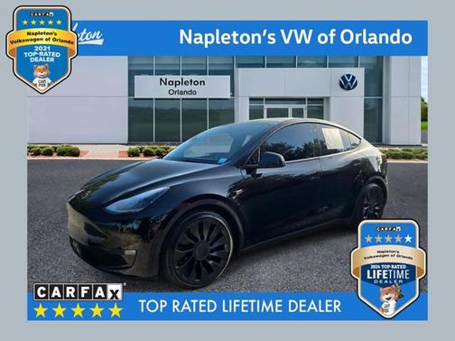Black 2022 Tesla Model Y Performance