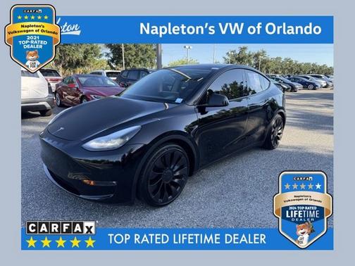 Black 2022 Tesla Model Y Performance
