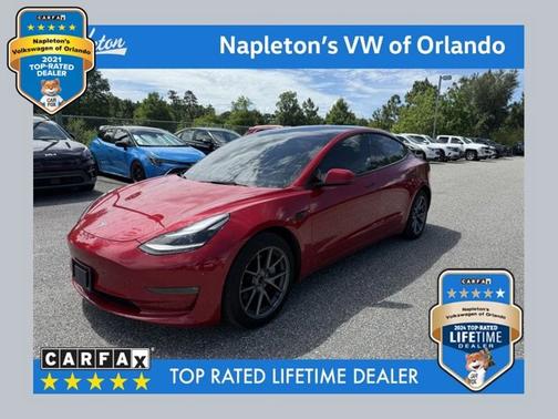 Red Multi-Coat 2022 Tesla Model 3 Long Range