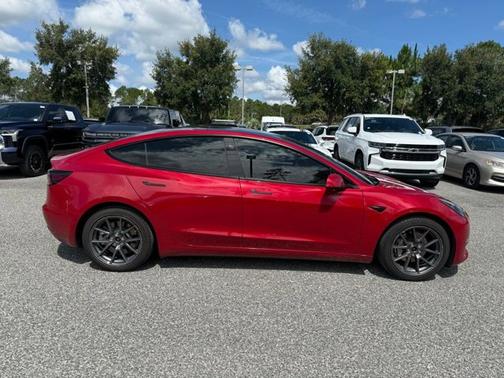 Red Multi-Coat 2022 Tesla Model 3 Long Range