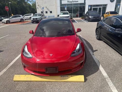 Red Multi-Coat 2022 Tesla Model 3 Long Range