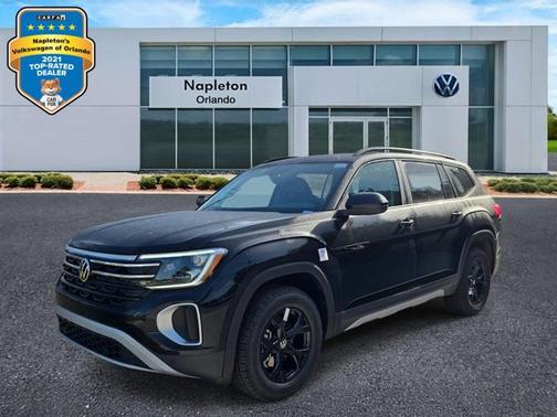 Black 2026 Volkswagen Atlas 2.0T Peak Edition