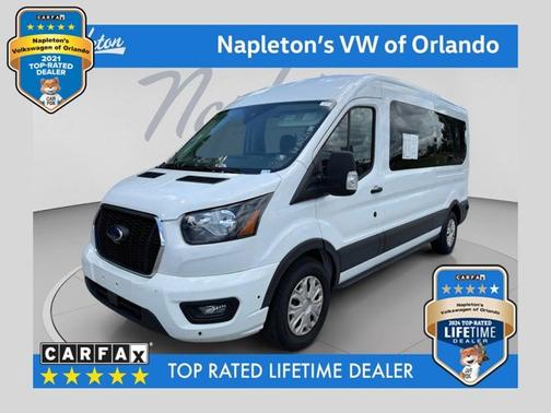 Oxford White 2024 Ford Transit-350 XLT