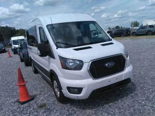 Oxford White 2024 Ford Transit-350 XLT