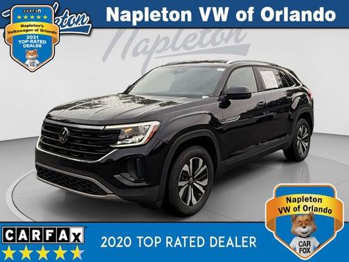 Deep Black 2024 Volkswagen Atlas Cross Sport 2.0T SE