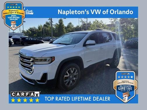 Summit White 2020 GMC Acadia SLT