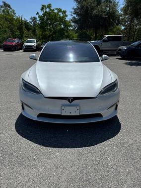 White 2021 Tesla Model S Plaid