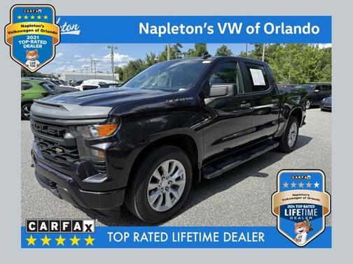 Dark Ash Metallic 2023 Chevrolet Silverado 1500 Custom