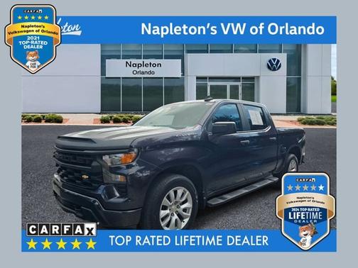 Dark Ash Metallic 2023 Chevrolet Silverado 1500 Custom
