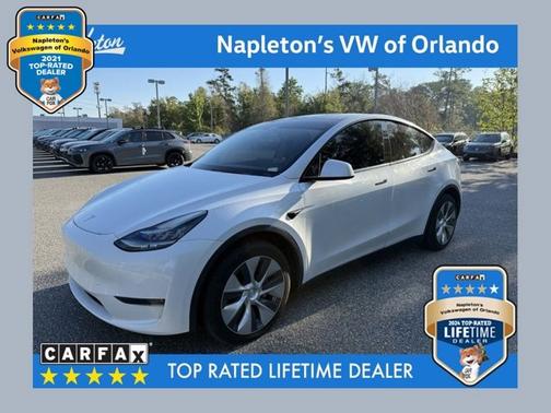 White 2020 Tesla Model Y Long Range