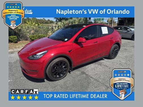 Red Multi-Coat 2021 Tesla Model Y Long Range