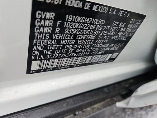 2025 Honda HR-V LX