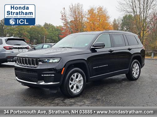 Diamond Black Crystal Pearlcoat 2023 Jeep Grand Cherokee L Limited