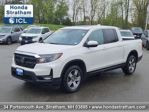 Platinum White Pearl 2024 Honda Ridgeline RTL