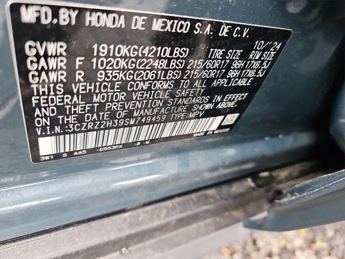 2025 Honda HR-V LX