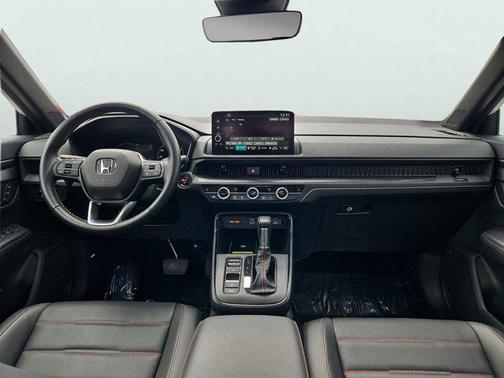 Platinum White Pearl 2025 Honda CR-V Hybrid Sport AWD