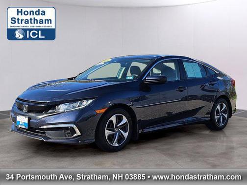 Cosmic Blue Metallic 2020 Honda Civic LX