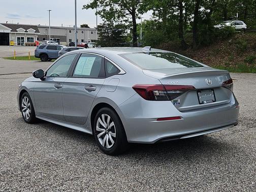 Solar Silver Metallic 2025 Honda Civic LX
