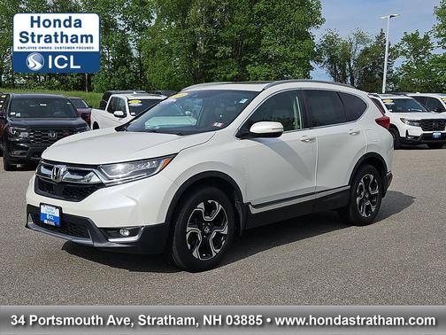 White Diamond Pearl 2018 Honda CR-V Touring