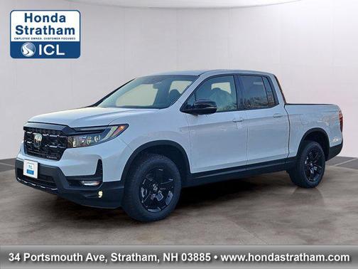 Platinum White Pearl 2026 Honda Ridgeline Black