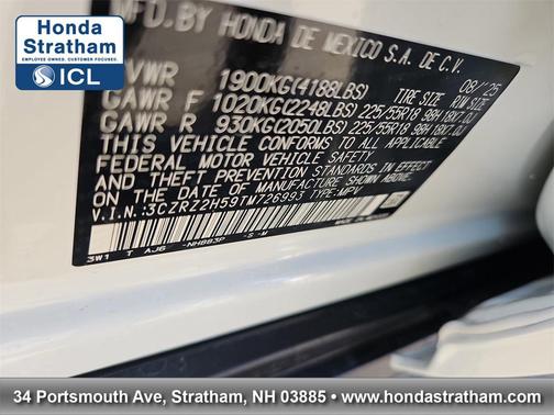 2026 Honda HR-V AWD Sport