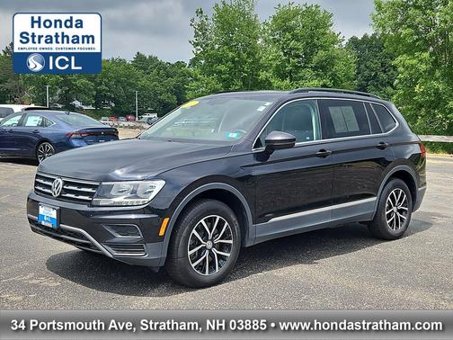 Deep Black Pearl 2021 Volkswagen Tiguan 2.0T SE 4MOTION