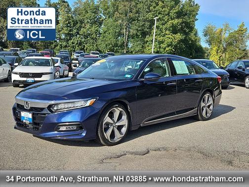 Obsidian Blue Pearl 2018 Honda Accord Touring