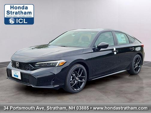 Crystal Black Pearl 2026 Honda Civic Hybrid Sport