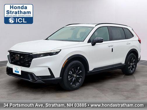 Platinum White Pearl 2026 Honda CR-V Hybrid Sport-L AWD