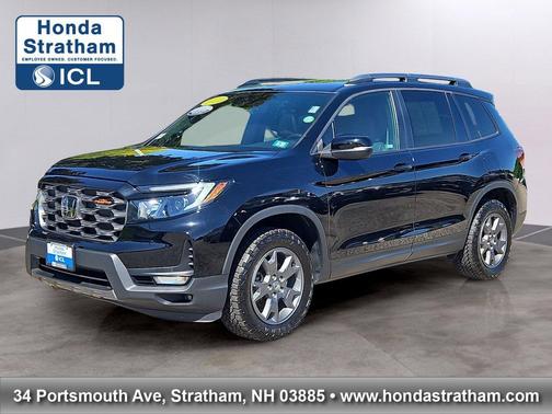 Crystal Black Pearl 2024 Honda Passport AWD TrailSport
