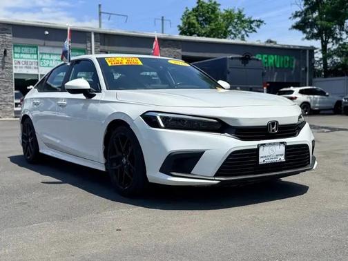 Platinum White Pearl 2022 Honda Civic Sport