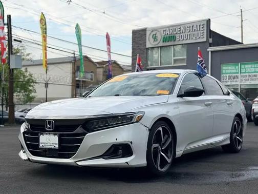 Platinum White Pearl 2021 Honda Accord Sport 1.5T