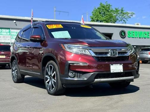 Burgundy 2020 Honda Pilot Touring 8-Passenger