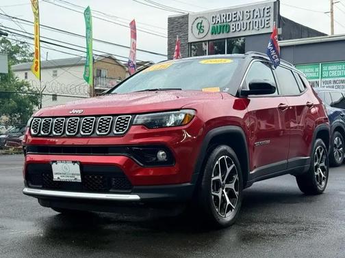 Red Hot Pearlcoat 2025 Jeep Compass Limited