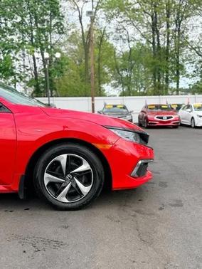 Red 2020 Honda Civic LX