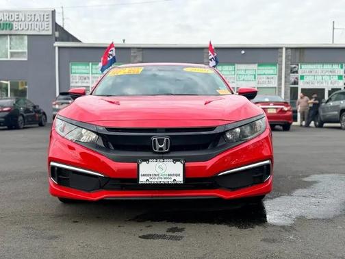 Red 2020 Honda Civic LX