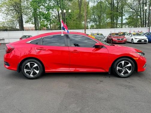 Red 2020 Honda Civic LX