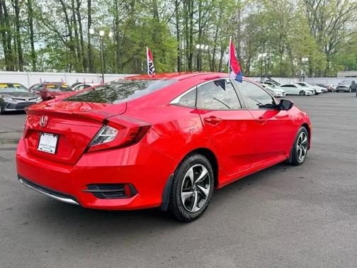 Red 2020 Honda Civic LX