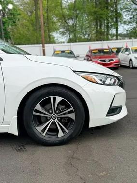 Aspen White Tricoat 2020 Nissan Sentra SV