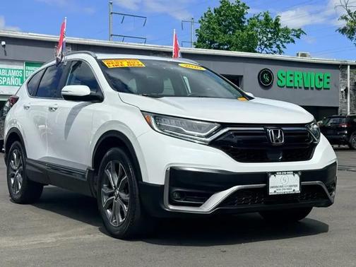 Platinum White Pearl 2020 Honda CR-V AWD Touring