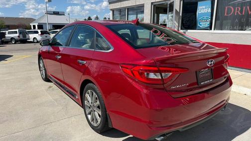 Scarlet Red 2017 Hyundai SONATA Limited