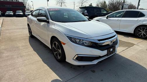 Taffeta White 2017 Honda Civic LX